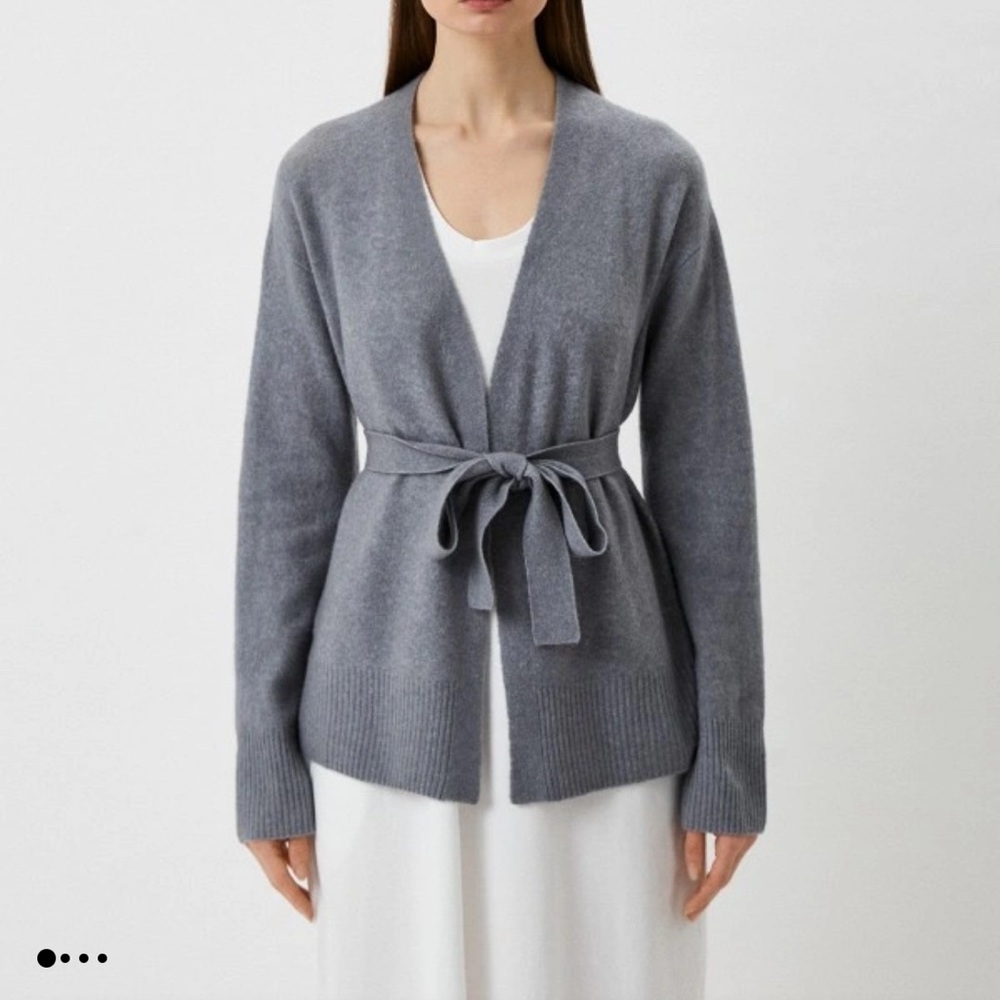 Max Mara Pala Wool & Cashmere Blend Belted Cardigan Sweater